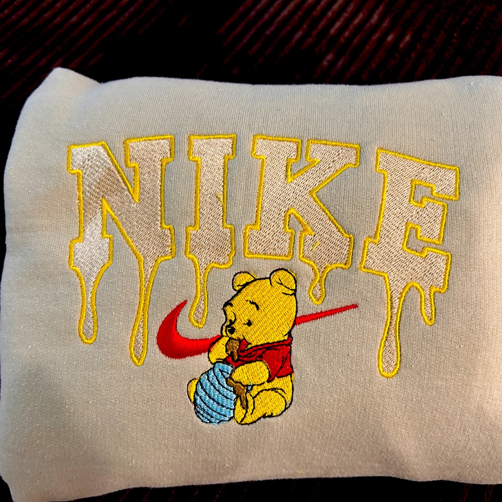Winnie the Pooh Embroidered Crewneck Sweatshirt